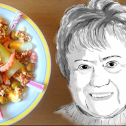 Las recetas marineras de la abuela Mari Carmen: ensalada de langostinos y puerros